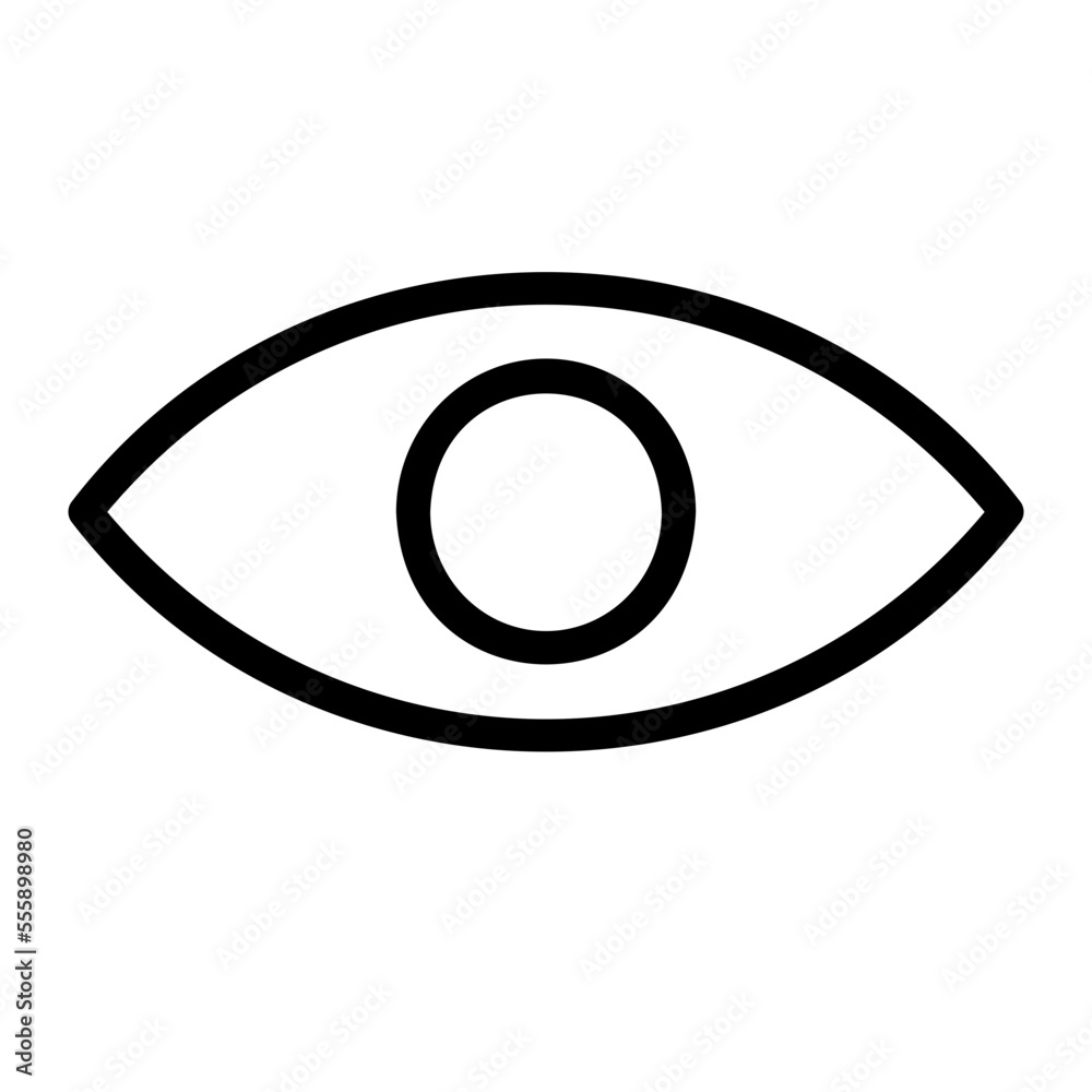 eye line icon eye line icon