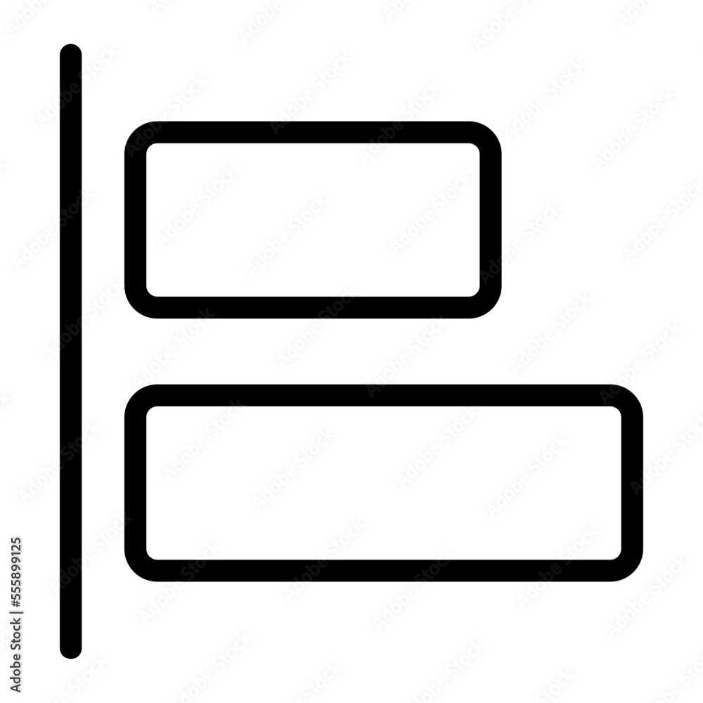 center align line icon center align line icon
