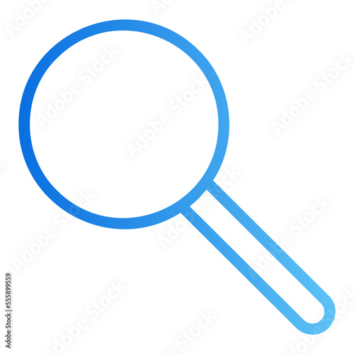 magnifying gradient icon