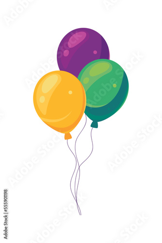 balloons decoration icon