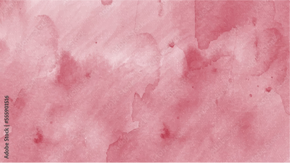 Fototapeta premium Abstract pink watercolor background for your design, watercolor background concept, vector.