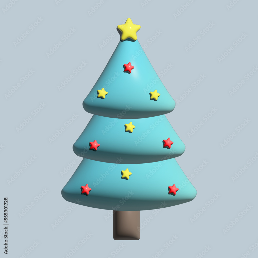 Christmas tree on blue background for design. vector. Christmas tree on blue background for design. vector.