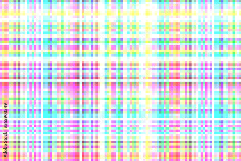 Fototapeta premium Abstract gingham gradient background with Colorful light texture.for background usage. 