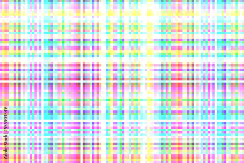 Abstract gingham gradient background with Colorful light texture.for background usage. 