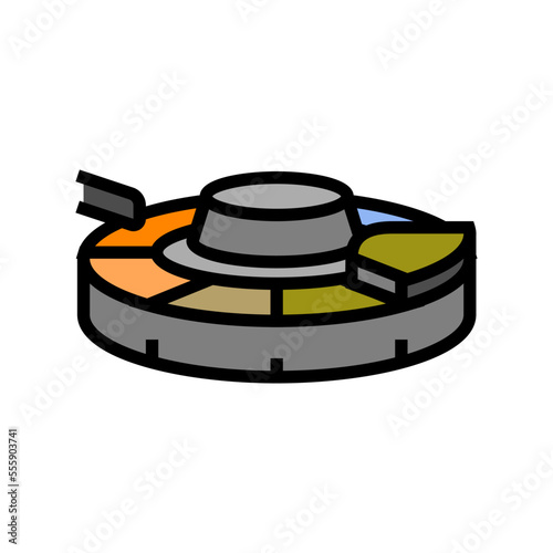 copper smelter cast anodes color icon vector. copper smelter cast anodes sign. isolated symbol illustration