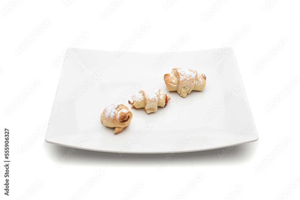 Turkish style apple cookies on dish
Turkish style apple cookies on dish