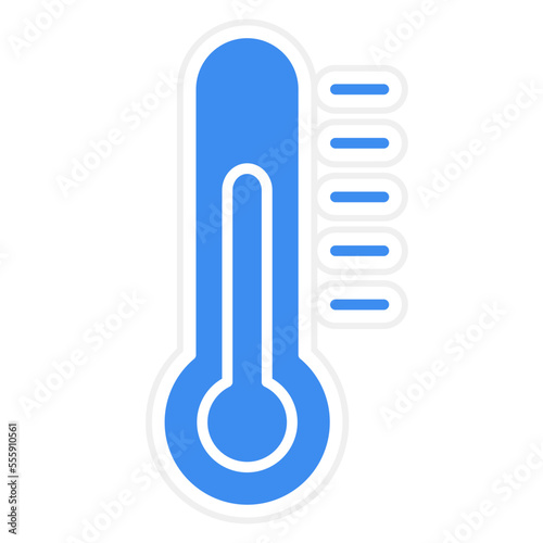 Thermometer Icon Style