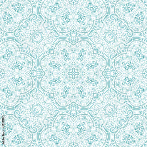 Arabic ethnic geometric vector seamless motif. Batik patchwork design. Decora...