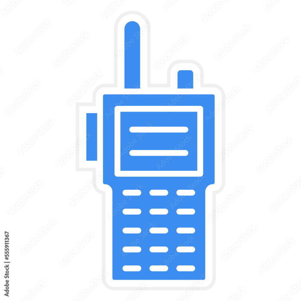 Walkie Talkie Icon Style Walkie Talkie Icon Style