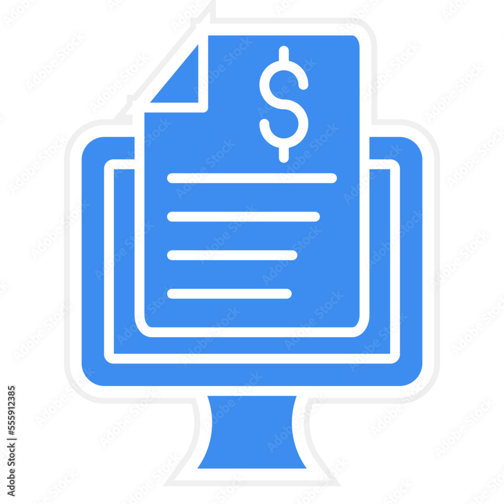 Online Report Icon Style Online Report Icon Style