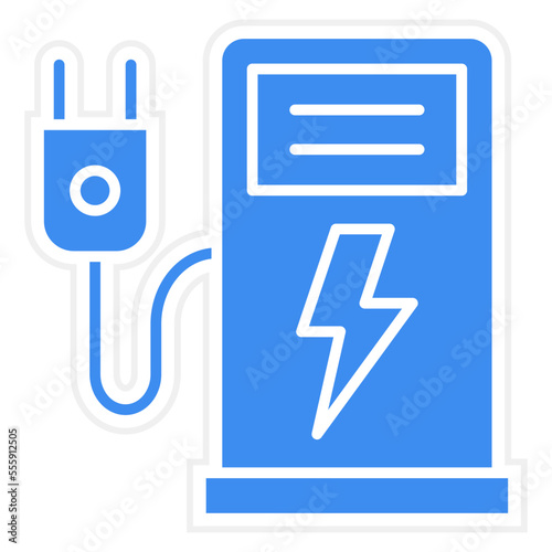 Electric Station Icon Style