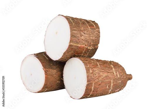 Konstfotografi Cassava isolated on transparent png