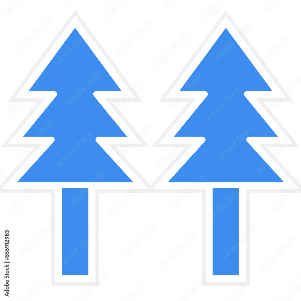 Pine Tree Icon Style Pine Tree Icon Style