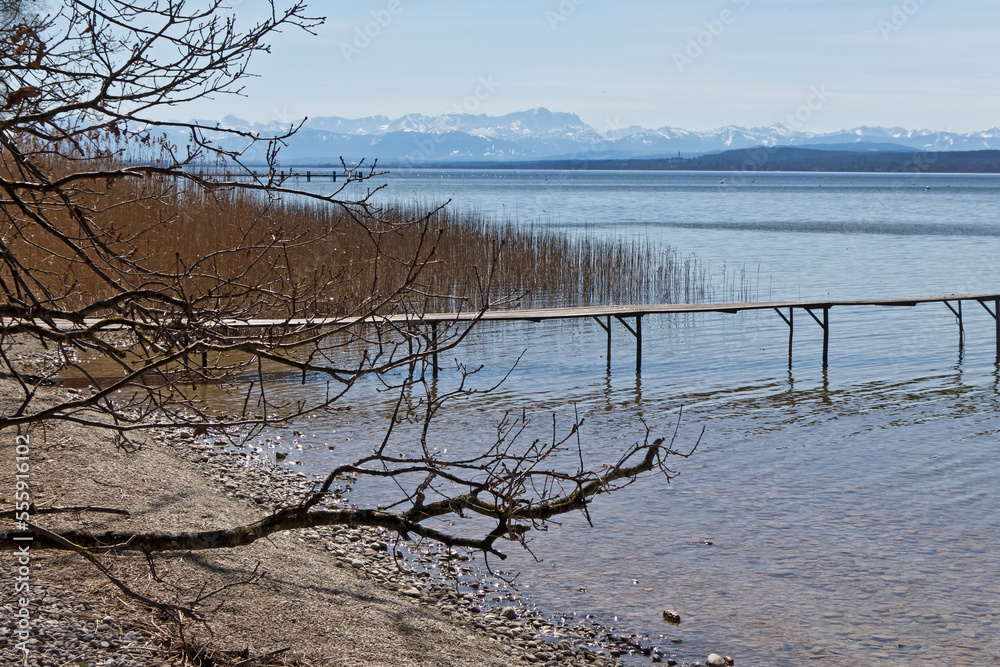 Ammersee Panorama im Winter