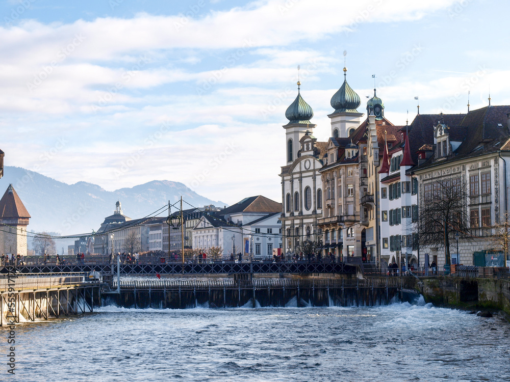 Fototapeta premium old city center of Lucerne