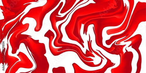 Red white wavy background 