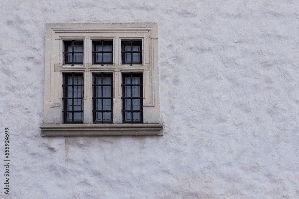 Fototapeta premium window on old traditional urban house