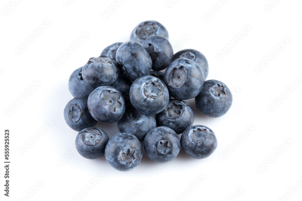 Blueberries on white background Blueberries on white background