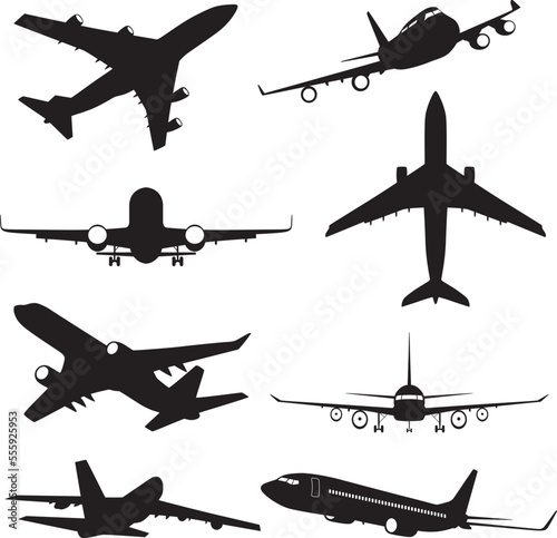 aircraft silhouettes