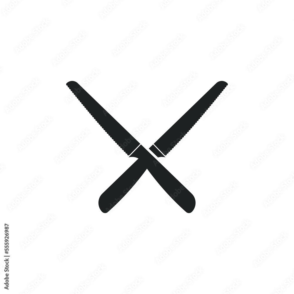 Knife logo icon template and symbol vector Knife logo icon template and symbol vector