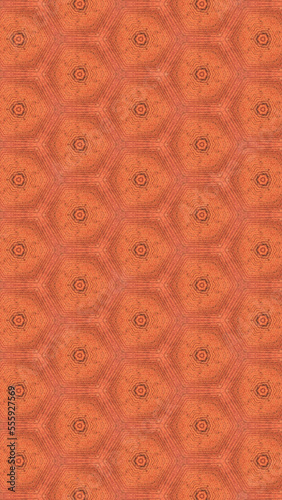 Brown orange colored texture photo wood pattern circle background textile background