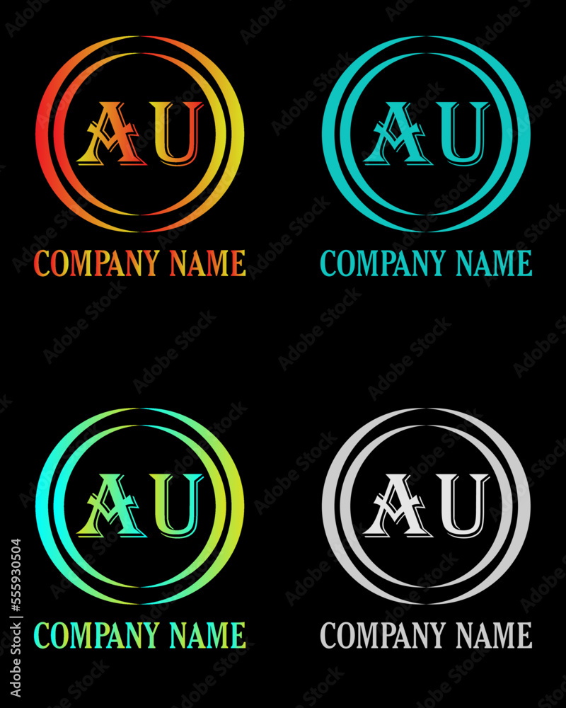 Fototapeta premium AU LOGO