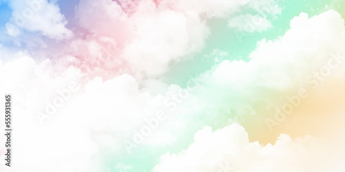 soft cloud background with a pastel multicolored gradient