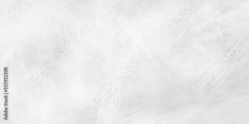 Distressed solid white background with scratched paint, crackled grainy grunge design in old white paper or painted wall design