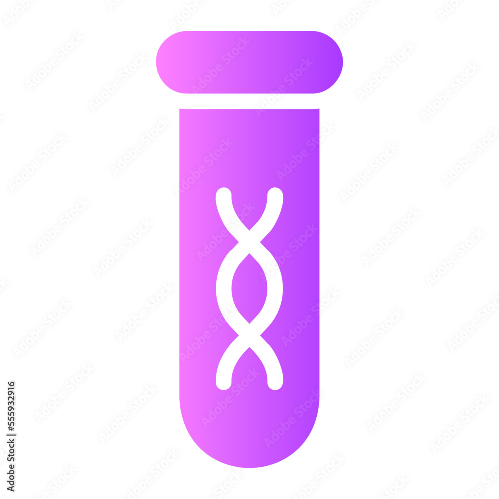 dna test gradient icon dna test gradient icon