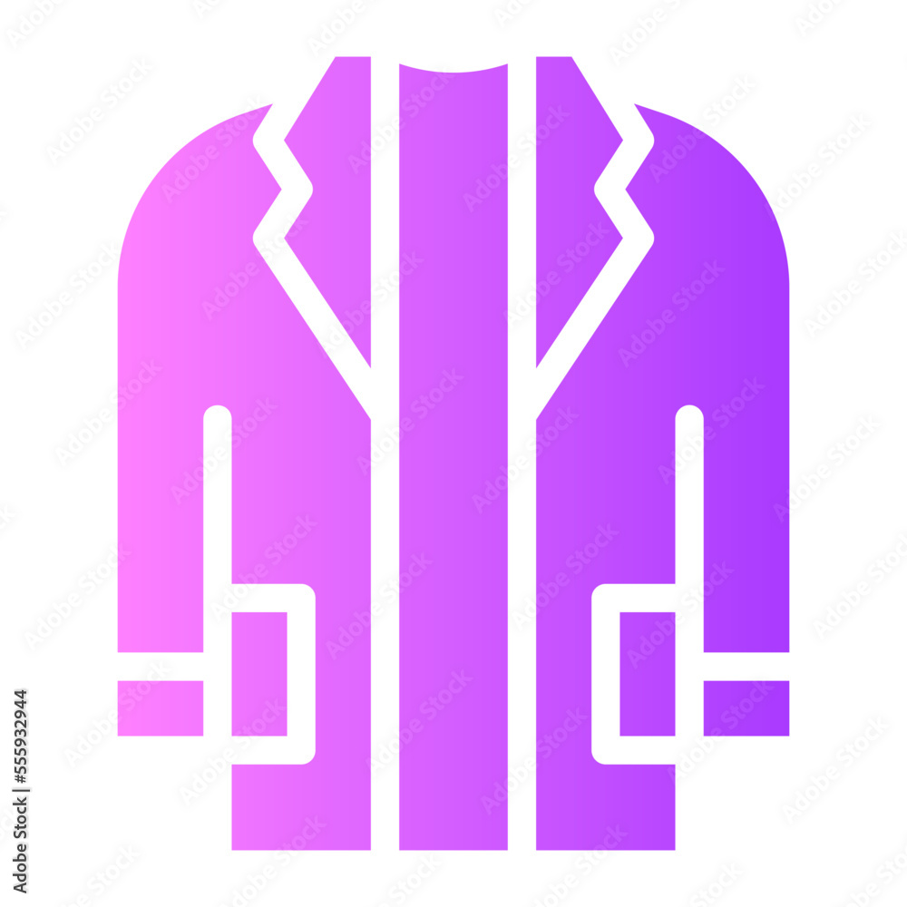 lab coat gradient icon lab coat gradient icon