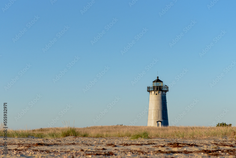 Edgartown Lighthouse on a cold October morning. Edgartown Lighthouse on a cold October morning.