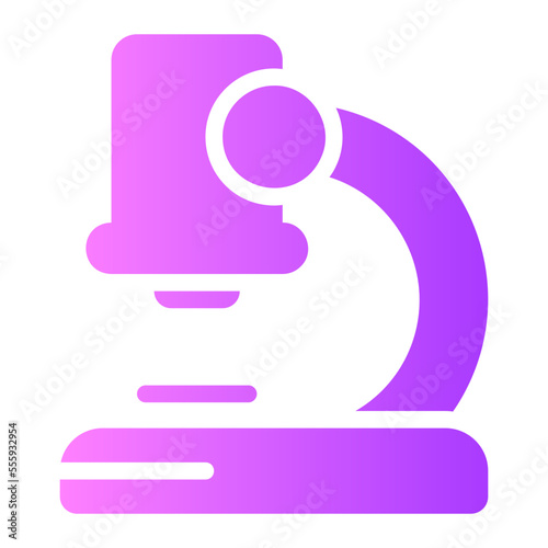 microscope gradient icon