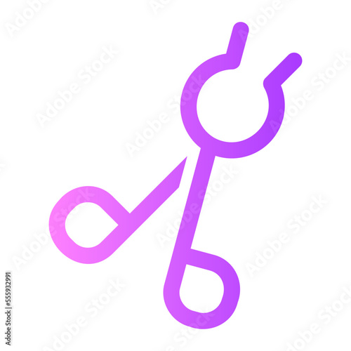 tongs gradient icon