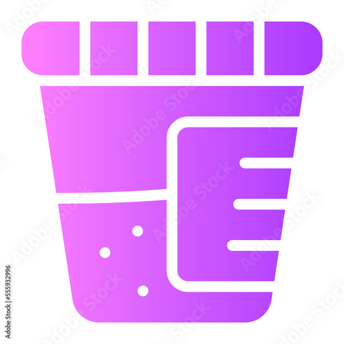 urine sample gradient icon