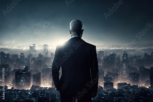 Wallpaper Mural Digital illustration about businessman. Torontodigital.ca