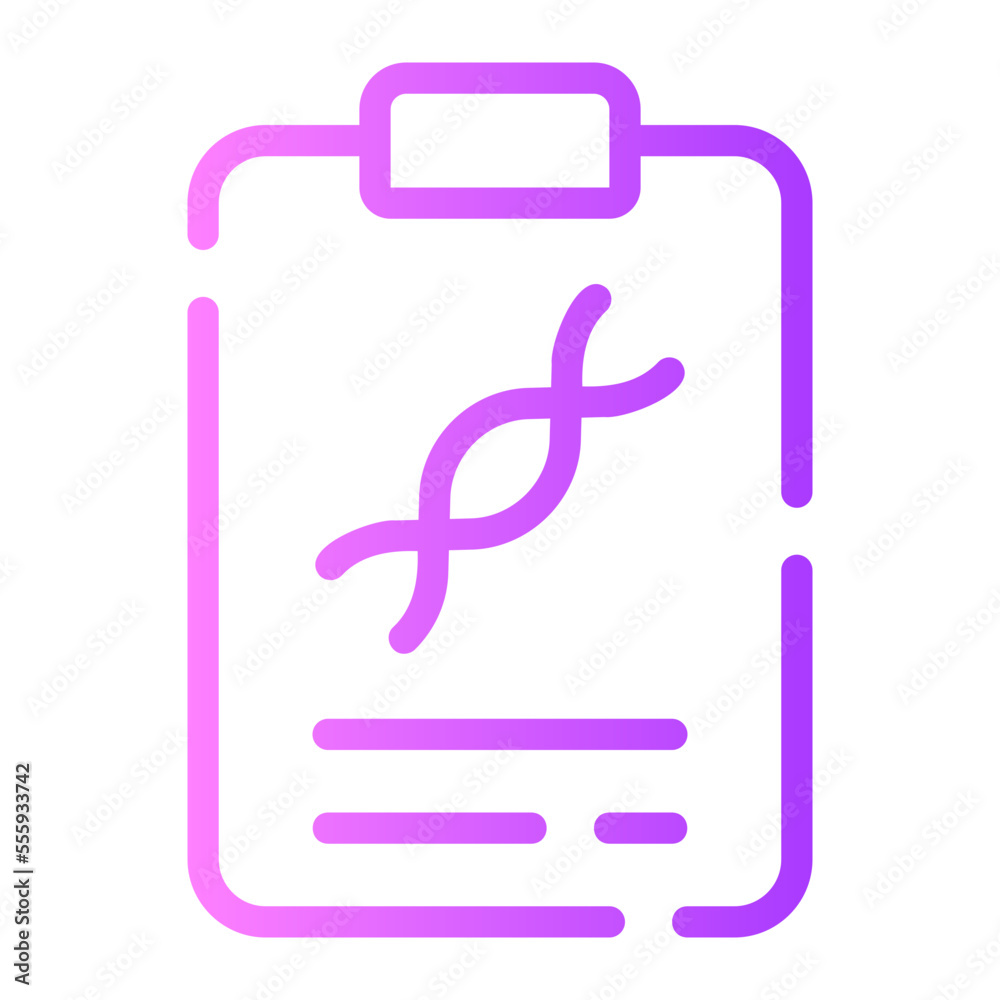 dna test gradient icon dna test gradient icon