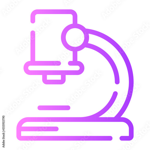 microscope gradient icon