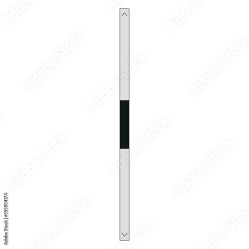 Scroll bars set vector. Navigation