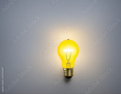 light bulb on wall,