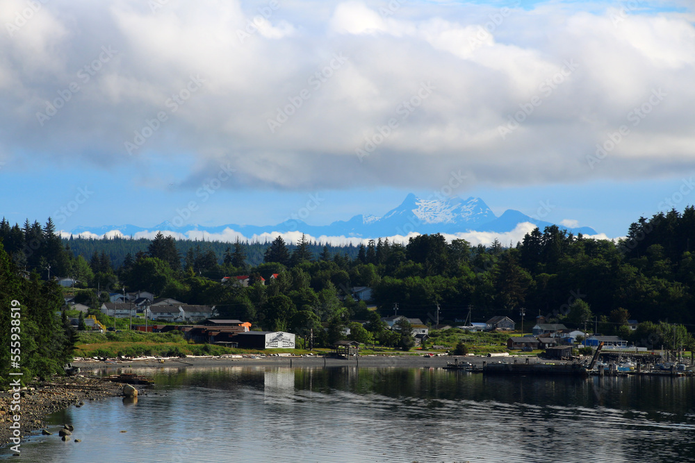 View of Alert Bay British Columbia, Canada    