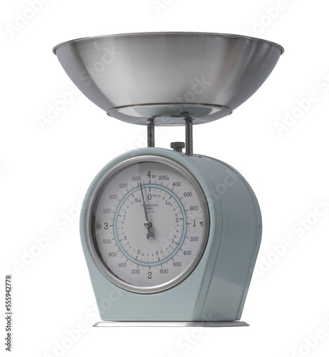Traditional mechanical vintage kitchen scale