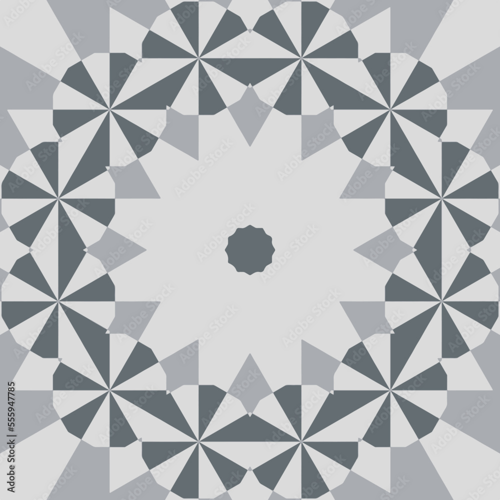 Fototapeta premium Light gray and white pattern graphic design vector background