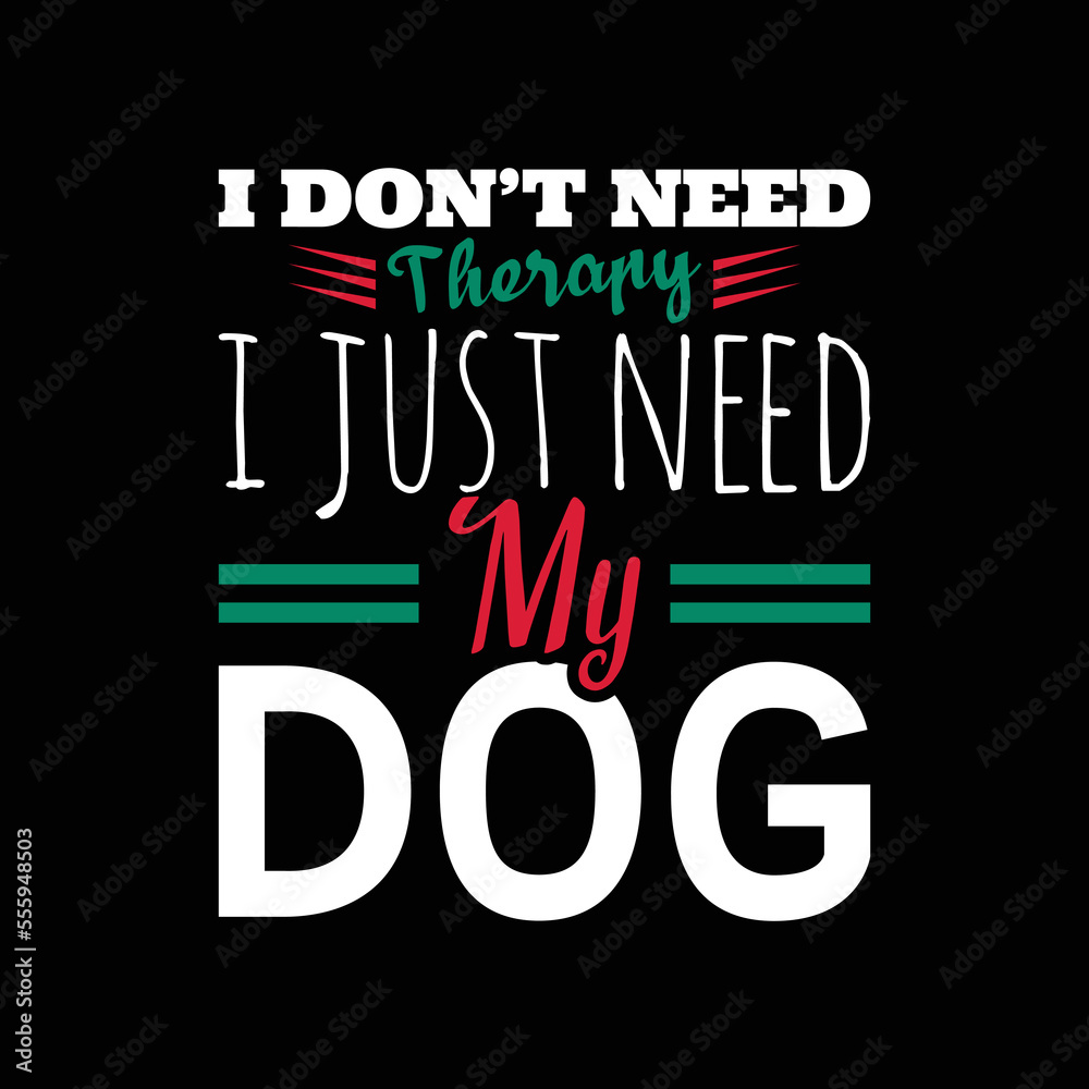 Obraz premium Dog T-shirt Vector Design