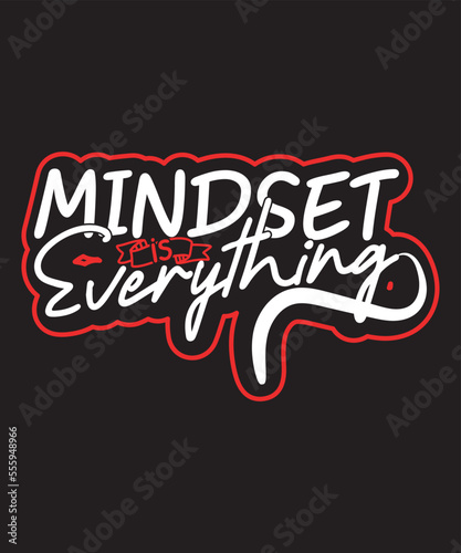 Mindset is everything-Motivational Quote design