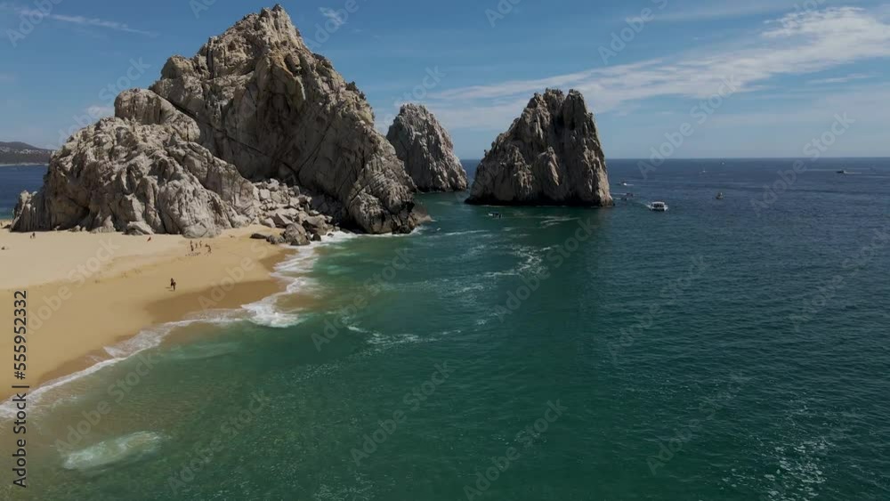 Aerial view of Cabo San Lucas at sunset, Baja California, Mexico. Aerial view of Cabo San Lucas at sunset, Baja California, Mexico.
