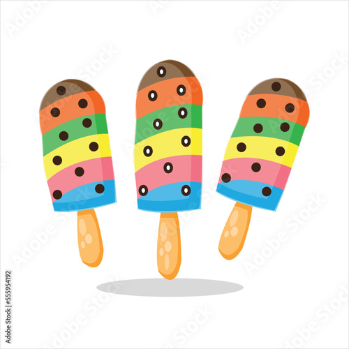 Wallpaper Mural Ice cream vector art illustration  Torontodigital.ca