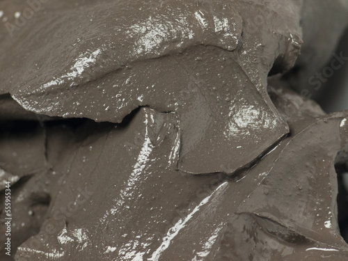 Obraz na płótnie Dead sea mud texture. macro shot w salonie