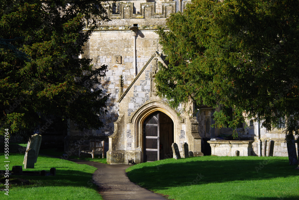 Détails de l'église de pierre d'Avebury