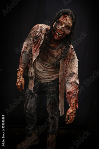 Male Zombie with long hair #1