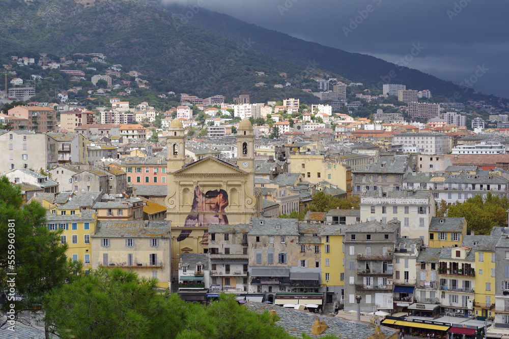 Vue sur Bastia depuis la citadelle